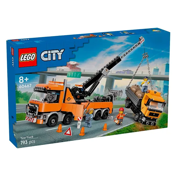 LEGO City: Тяжёлый эвакуатор с краном, 793 детали (60467) 3121262 — 4