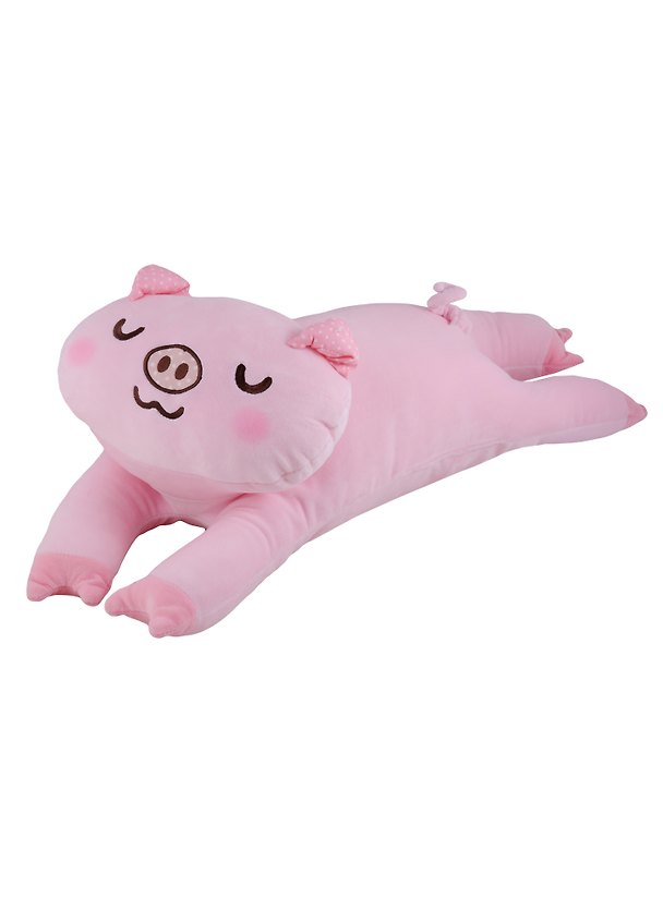Мягкая игрушка Свинка на животе (60 см) 2640253 — 1