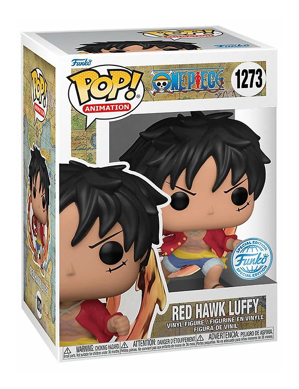 Фигурка Funko POP! Animation One Piece Red Hawk Luffy w/(GW)Chase (Exc) (1273) 62701 3019841 — 1