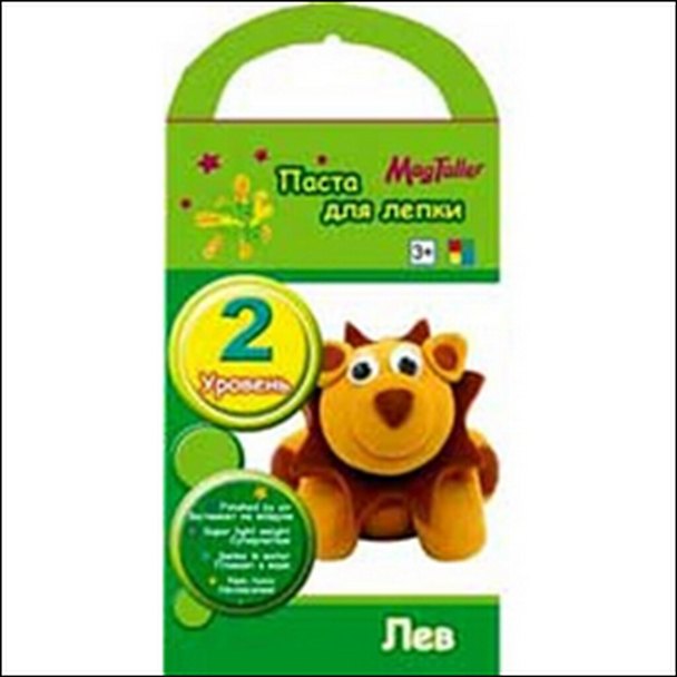 Набор для творчества, Mag Taller, Паста для лепки, 2 Уровень, "Лев" 2316413 — 1