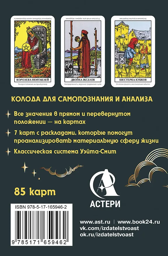 Книга Денежное гадание Таро Уэйта. Предсказания на каждый день (Алекс Уэйт) — 2