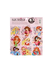 Наклейки декоративные Раскраска на обороте Подружки (1364100) (11х15 см) (АртУзор)