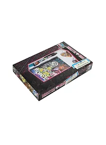 Набор канцелярский "Monster High" (блокнот А6-, ручка авт., карандаш ч/гр, точилка, ластик), подар.упак., Академия Групп