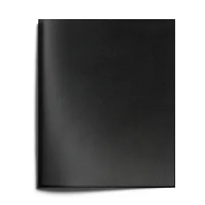 Тетрадь в клетку Listoff, "Черный бумвинил", 48 листов