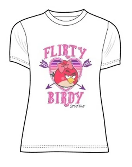 Angry Birds Футболка женская FLIRTY (XS, Белый) (TSW32-WHT) 2373003 — 1