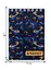 Блокнот А7 40л кл. "ПЛАНЕТЫ В КОСМОСЕ" бел.офсет, полноцв.печать, гребень, УФ-лак сплошной — 253979 — 2