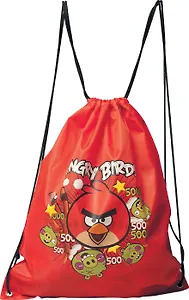 Мешок для сменной обуви "ANGRY BIRDS" PremiumLigh, красный, Angry birds