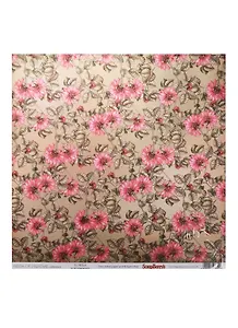 Бумага д/скрапбукинга двусторон. Райские Птицы Цветы (SCB220606303) (30,5х30,5см) (10шт.) (180 гр