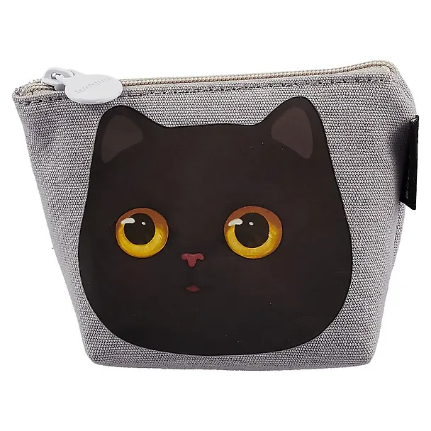 Кошелек на молнии Кошка Miaomi (ткань) (11х8) (LG-10878) 2650162 — 5