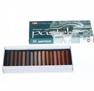 Пастель художественная Olki набор №17 "Графика" 16 цв.