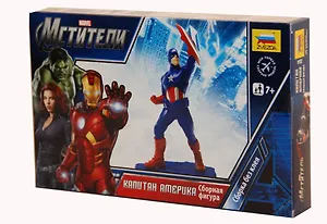 ЗВ 2034 Мстители Marvel Капитан Америка (сборная фигура) (7+) (коробка)