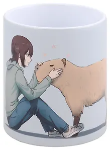 Кружка Капибара Аниме (керамика) (330мл)