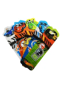 Закладки для книг 05шт "Hot Wheels", магнитно-пластиковые, ассорти, блистер, подвес, Балтик