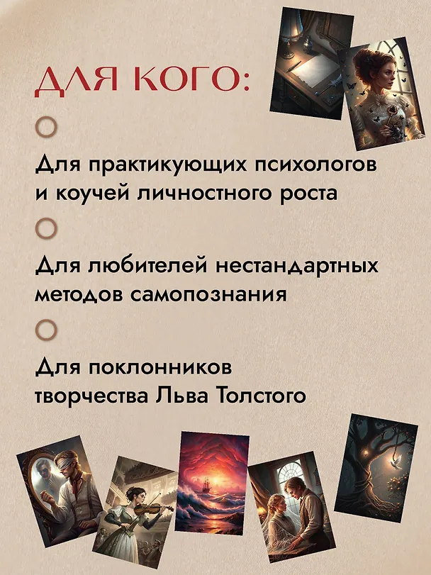 Книга Трилогия судьбы. Метафорические карты по мотивам книг Льва Толстого (Вероника Печерская) — 7
