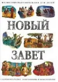 Новый Завет. Иллюстрированная Библия для детей с комментариями, замечаниями и пояснениями — 1400415 — 1