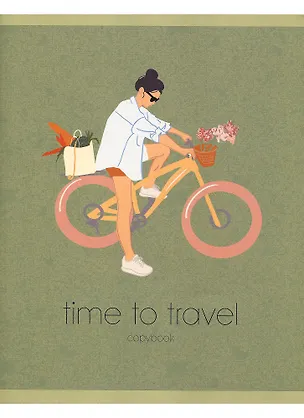 Тетрадь в клетку Listoff, Time to travel!, 80 листов, в ассортименте 2883522