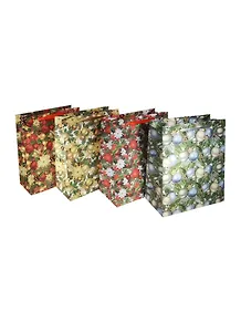 Пакет подарочный бумажный А4 26*32*12.5 "Новогодний 2", Новый год, матовый ламинат, Kairui