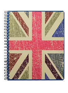 Тетрадь общая «English flag», 96 листов в клетку, А5 - Премьера