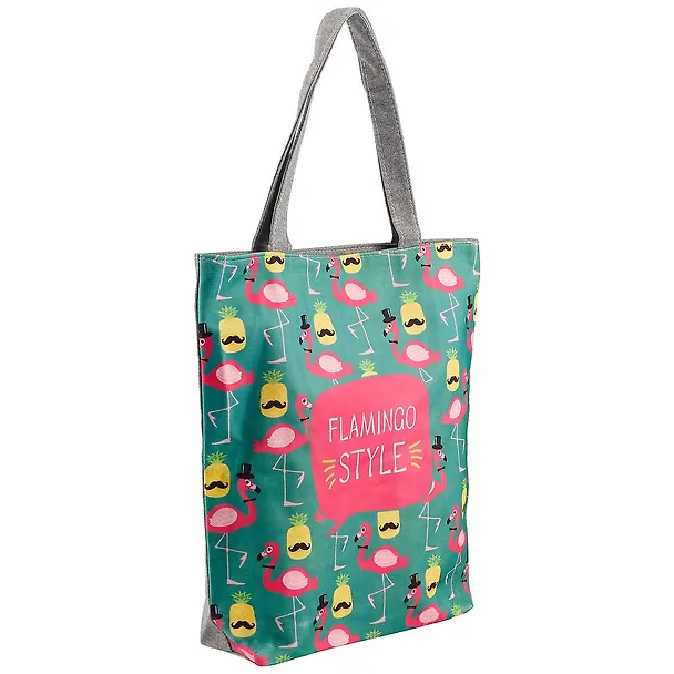 Сумка на молнии Flamingo Style (38х35) (текстиль, флис) 2599060 — 2