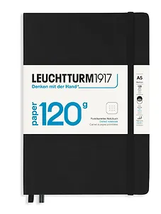 Книга для записей A5 100л тчк. "Edition 120G" тв.обл., черный, Leuchtturm1917