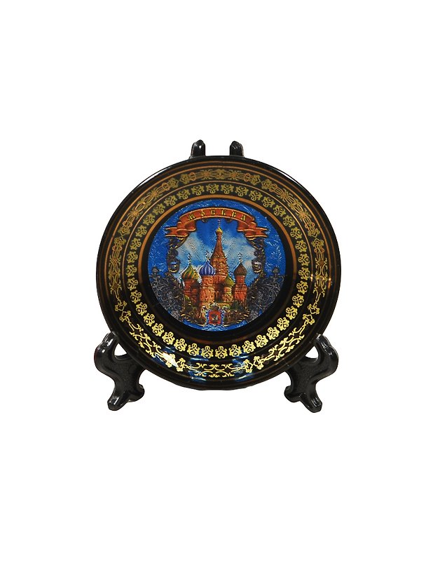 Магнит-тарелка Москва Храм Василия Блаженного (026-7BL-19) 2464906 — 1