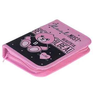 Пенал "Модный сезон", 2 отделения, откидные планки, 19 х 11 см