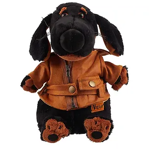 Мягкая игрушка Такса Ваксон в косухе (25 см) (Vaks25-006) 2630023