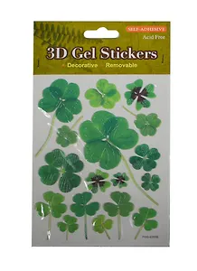 Fun Kingdom Гелевые наклейки 3D (POG-6203B) (упаковка)