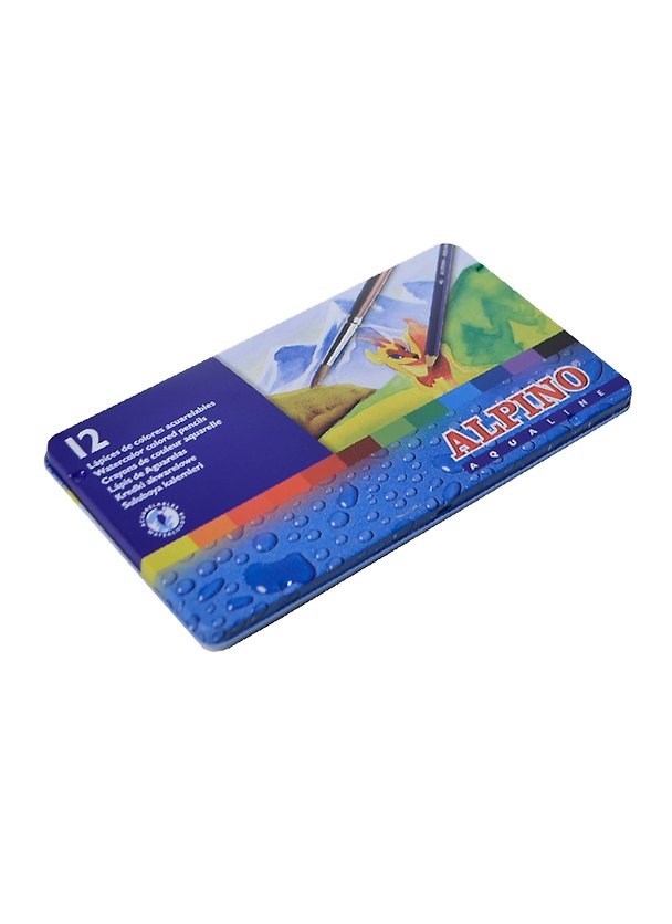 Карандаши акварельные «Aqualine», 12 цветов, Alpino 229562 — 1