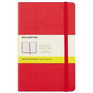 Записная книжка Moleskin Classic Medium, красная, 120 листов, А5+