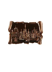 Магнит свиток Москва (металл цв.медь) (027-2CU-19K35)