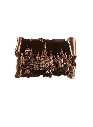 Магнит свиток Москва (металл цв.медь) (027-2CU-19K35) 2364886