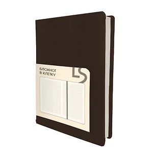 Записная книжка А6+ 136л кл. "Maple. Brown" иск.кожа с поролоном, ляссе, скругл.углы, инд.уп.