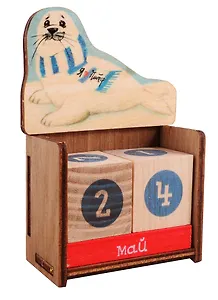 Календарь вечный Нерпа (7х10х3,5)  (ВК2020-22)