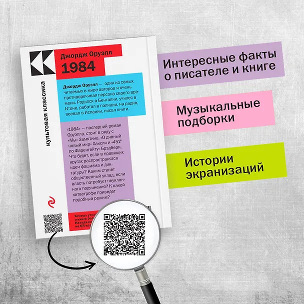 Книга Набор "Антиутопии Джорджа Оруэлла и Рэя Брэдбери" (книга "1984", книга "451' по Фаренгейту", настенный календарь "1984") (Рэй Брэдбери, Джордж Оруэлл) — 6