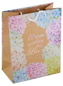 Пакет А5 23*18*10 "Гортензии" нейтр., крафт