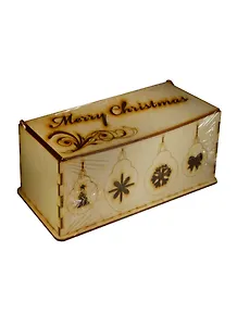 Рождество Чайный домик горизонтальный (151979) (95х95х231мм) (игрушка из дерева) (упаковка)