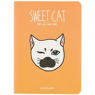 Записная книжка «Sweet cat», 24 листа, А6 242903