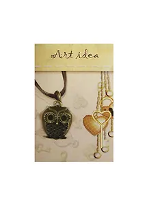 Кулон Сова (QA-3850) (3х2см) (1шт) (упаковка)