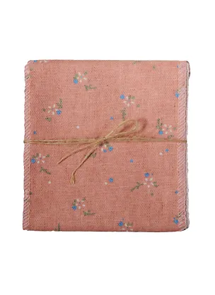 Ткань х/б , 10 см*90 см,  розовая в цветочек (в пакете) (11-00530-38) 2494209