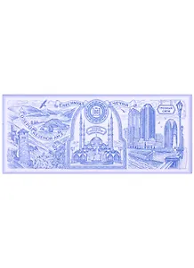 Магнит Чечня 130х55 пл. с син.рис.