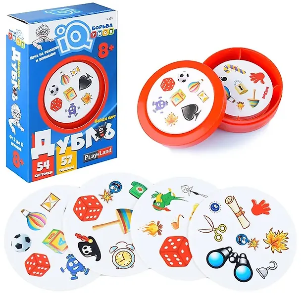 Настольная игра «Дубль», 54 карточки, Play Land 2862890 — 4