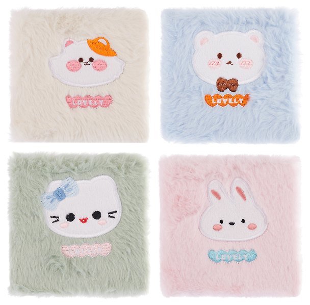 Записная книжка А6 "Fluffy", 96 л. в линейку, в ассортименте 3164506 — 1