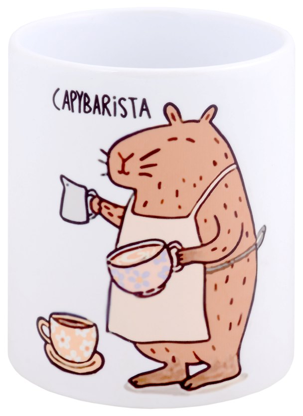 Кружка Капибара Capybarista (керамика) (330мл) 2980820 — 1