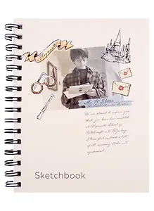 Скетчбук 162*210 40л "Гарри Поттер", 160г/м2