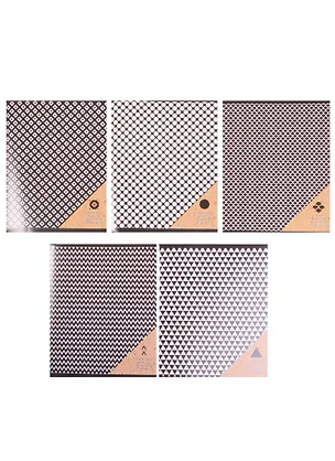 Тетрадь в клетку Unnika, "Черно-белый стиль", 96 листов, в ассортименте 244094