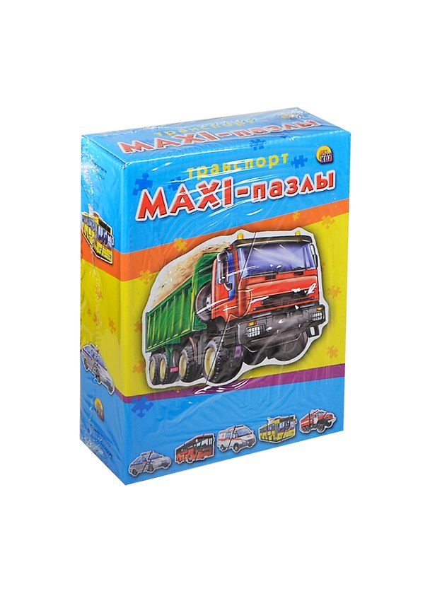 Макси-пазлы Транспорт (ПМ-9573) (6 картинок) (Рыжий кот) (3+) 2416271 — 1