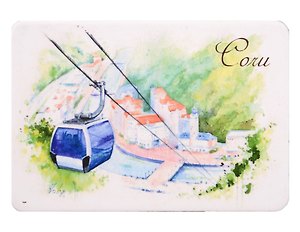 Магнит картон Канатная дорога (Сочи) (МК/501/008)