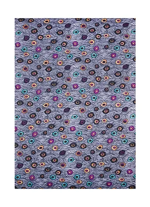 Набор для творчества Schreiber/Шрайбер Ткань самоклеящаяся А4 (21х30см), Перо" павлина цвета в ассортимент" 2700724