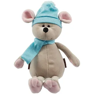 Игрушка мягкая, Мышонок Стасик в Шапке и Шарфе, 21 см (MT-MRT021919-21) 2761260